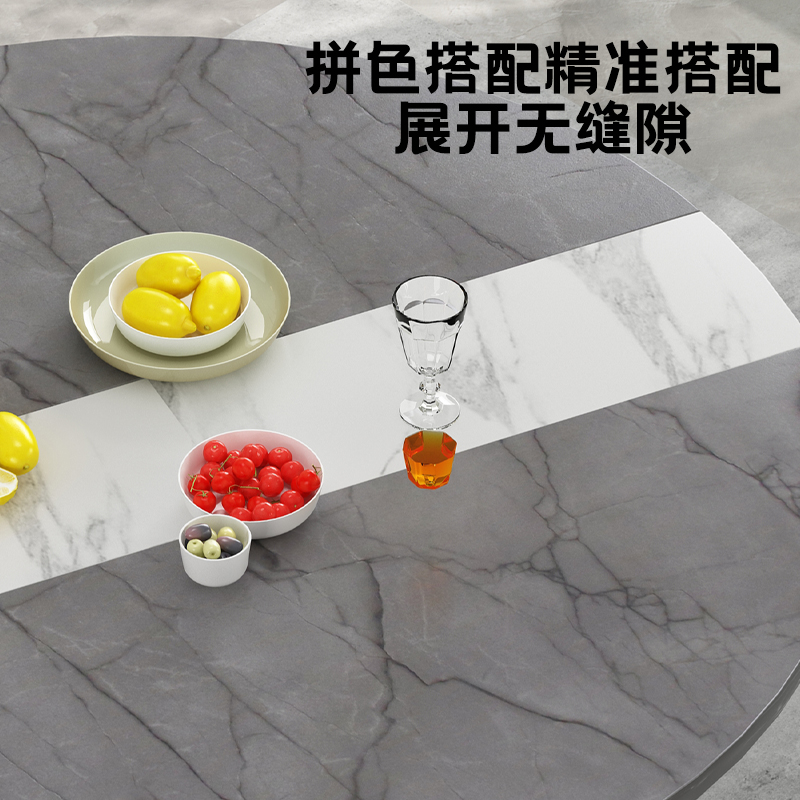 餐桌出租房用饭桌家用小户型简易折叠圆桌现代简约餐饮桌子经济型