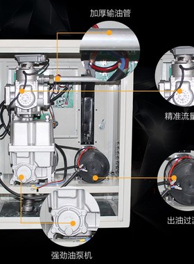 80C大流量车载柴油加油机12v24v220v全自动移动高精度抽油泵设备