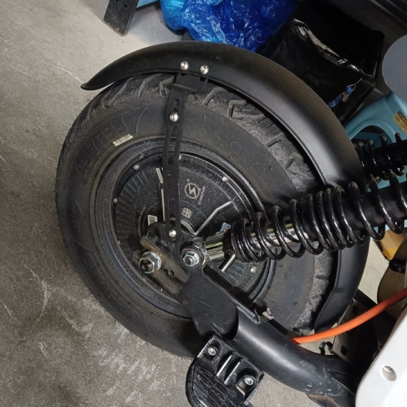 直上深远四季星009A7A8T90一体后挡泥N板10寸不锈钢支架配件