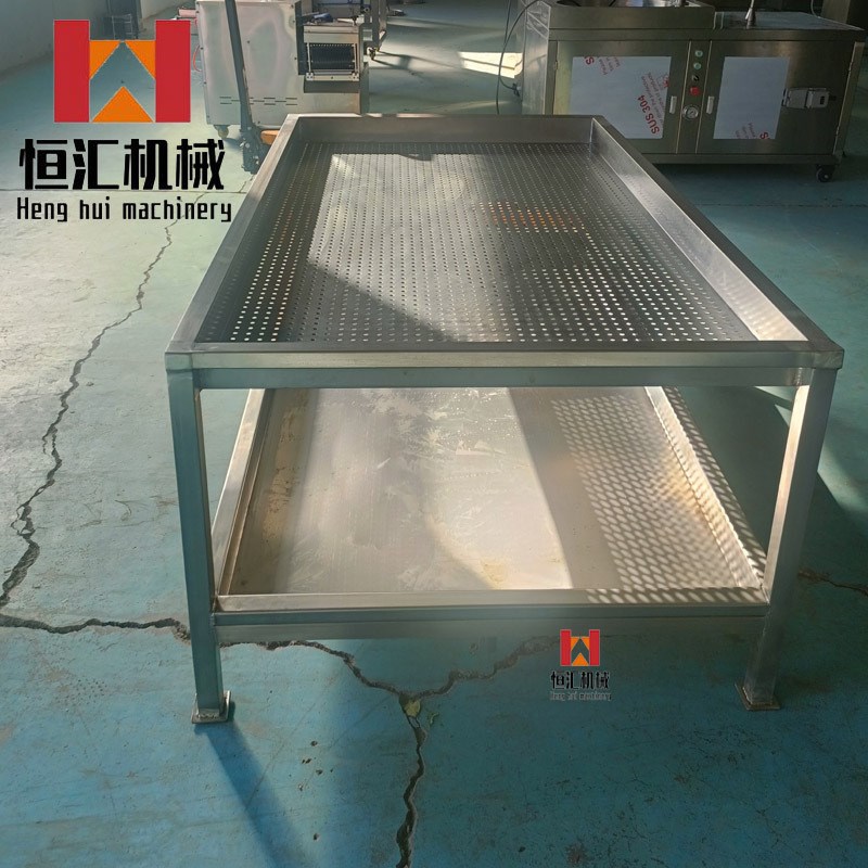 加厚不锈钢工作台商用不锈钢网眼操作台台厨房肉类沥油沥汤汁案