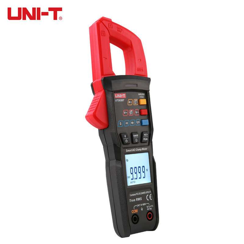 优利德UT202S/UT202BT数字钳形表万用表高精度数显交直流电流钳表