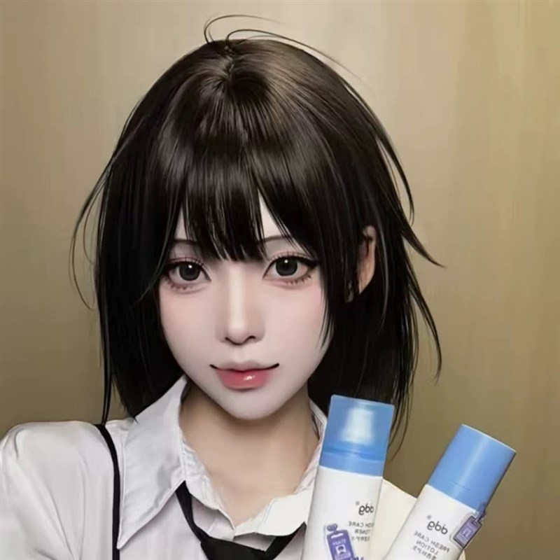 乔苓cos假发女短直发波波头蓬松自然万用时光漫画感个性全头套式