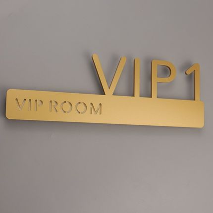 立体VIP室门牌美容院标识牌贵宾告示牌定做酒店宾馆房间号门贴