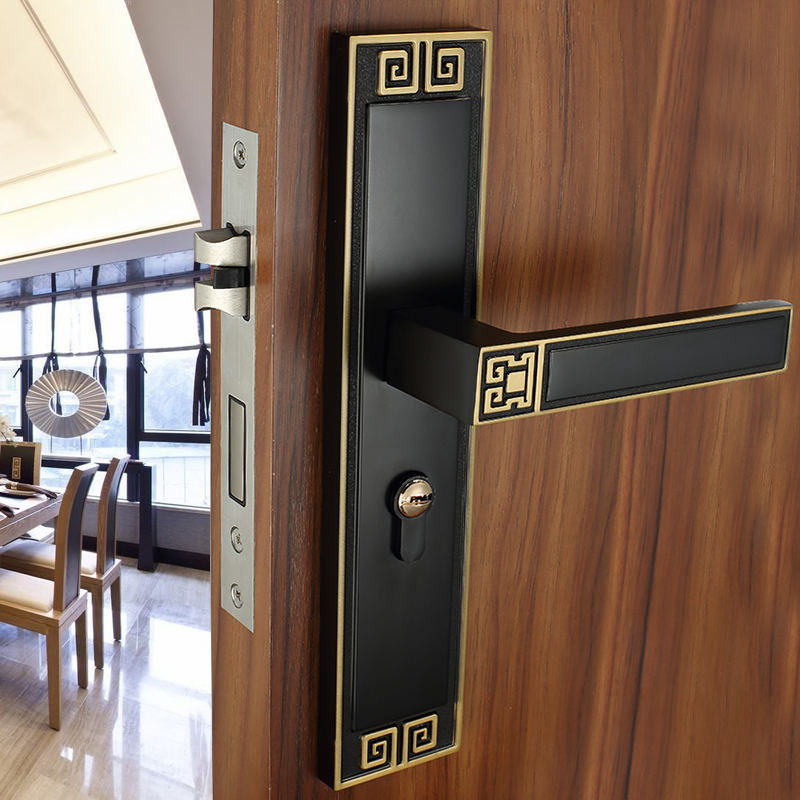 凡帝罗新中式门锁卧室房门锁具家用房间室内木门把手通用型静音