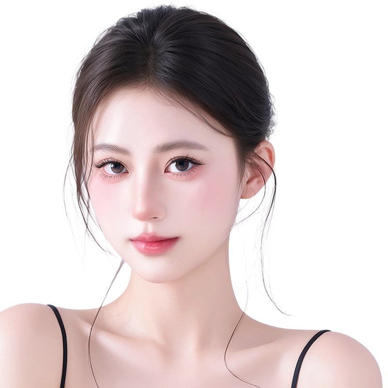 胎毛浏海女片自然前额蓬松全真发轻薄补头顶高颅顶头顶假发补发片