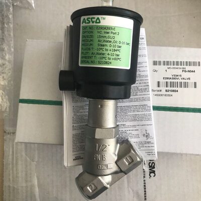 E290A393VI,美国ASCO气控角座阀,接口G1/2