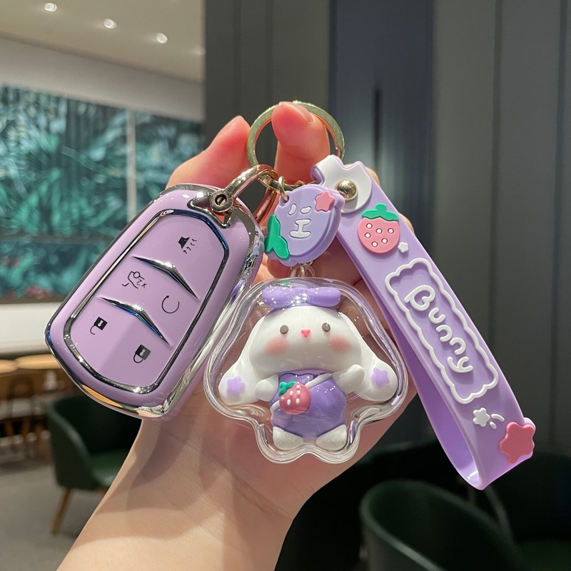 专用凯迪拉克ct5钥匙套xt5/rxt4/ct6/xts/xt6扣atsl车ct4可爱gt4