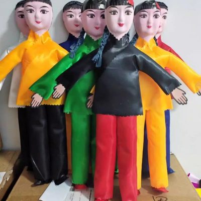 纸人布人童男童女手工艺品影视道具颜色尺寸可定佣人丫鬟成品发货