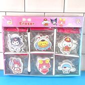 包邮 幼儿园儿童文具用品可爱造型卡通橡皮擦36个装 铅笔擦学习奖品