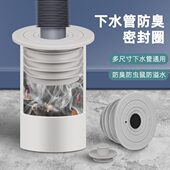 防臭下水管道密封塞厨房洗衣机地漏排水管密封圈堵口器防返臭神器