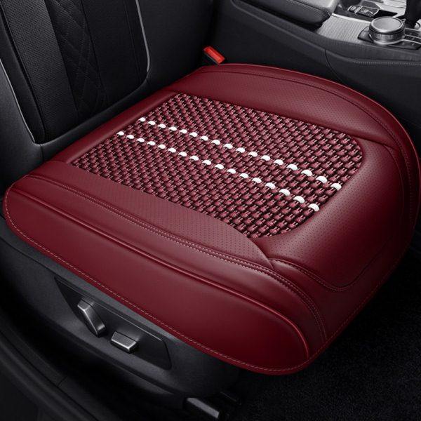 主副驾驶夏季座套单片单个皮质无靠背三件套四季通用汽车全包坐垫