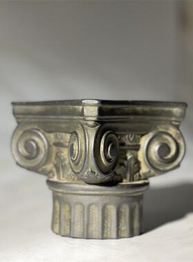 复刻欧式罗马柱装饰摆件庭院装饰阳台布景摄影道具饰品底座