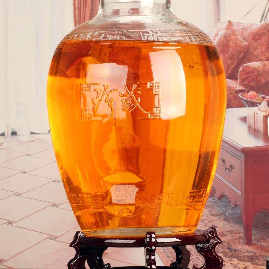 泡酒玻璃瓶复古风格珍藏酒坛子大泡酒罐酒缸泡菜坛子10斤20斤30斤