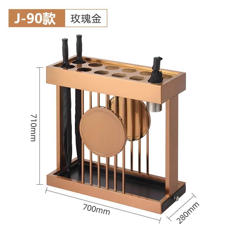 雨伞架商用售楼部雨伞收纳架高端酒店大堂门口简约创意置物架伞箱