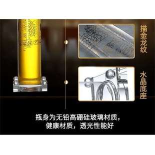 华表泡酒瓶广口5到160斤带龙头加厚密封透明酒瓶中国柱龙玻璃空瓶