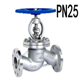 304不锈钢法兰停止阀25P蒸汽高温停止阀J41W法兰停止阀门DN15DN20