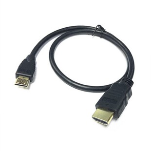 mini hdmi 转 hdmi转迷你hdmi 小转大标准口转接线平板电脑高清线