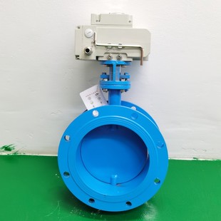 d941w电动烟道除尘通风蝶阀高温废气粉尘颗粒防爆风量调节阀dn500