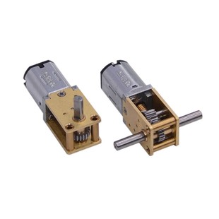 蜗轮蜗杆减速马达JGY-N20微型直流电机智能车3V6V12V齿轮减速电机