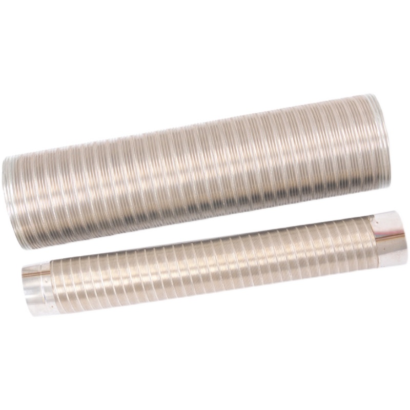 抽油烟机排烟管不锈钢304防老鼠风管硬管厨房家用止回阀排气管道