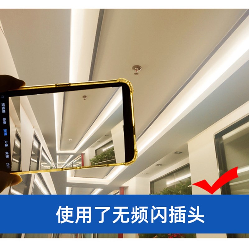 高压灯带无频闪驱动器220vLED灯带插头两针线条灯无导线通用电源