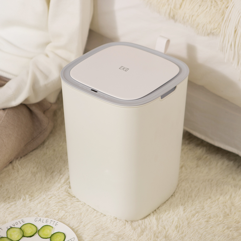 EKO智能垃圾桶感应式家用客厅轻奢卧室厕所卫生间电动办公室带盖