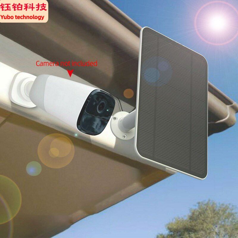 5V4W太阳能板充手机电池监视镜头低功耗安防监视摄影镜头电池太阳