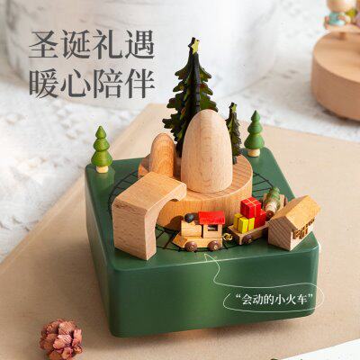 生日礼物八音盒木制音乐盒送礼儿童情侣乔迁礼物送女友创意摆件