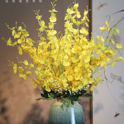 简约现代陶瓷花瓶摆件居家客厅玄关插花跳舞兰花器电视柜干花装饰