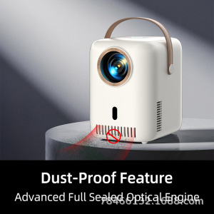 Rigal瑞格尔E21迷你高清1080P支持4K视频防尘封闭投影机投影仪