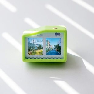 适用7.7 九日日九 饰 光影片反转片摆件夜灯装 5.5cm片 观片灯