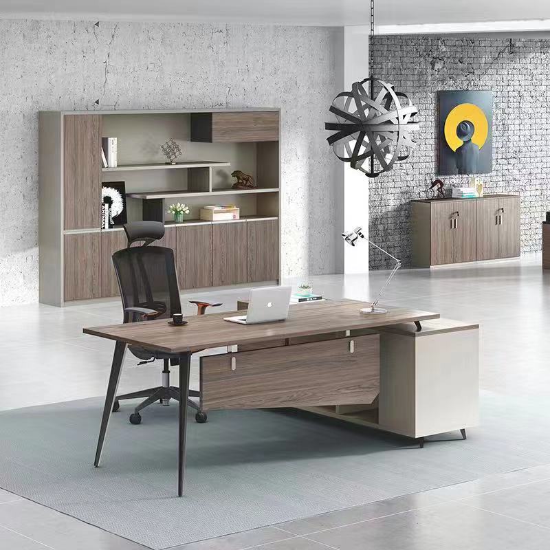 经理办公桌简约书桌现代家具办公室桌椅组合主管大班台老板桌
