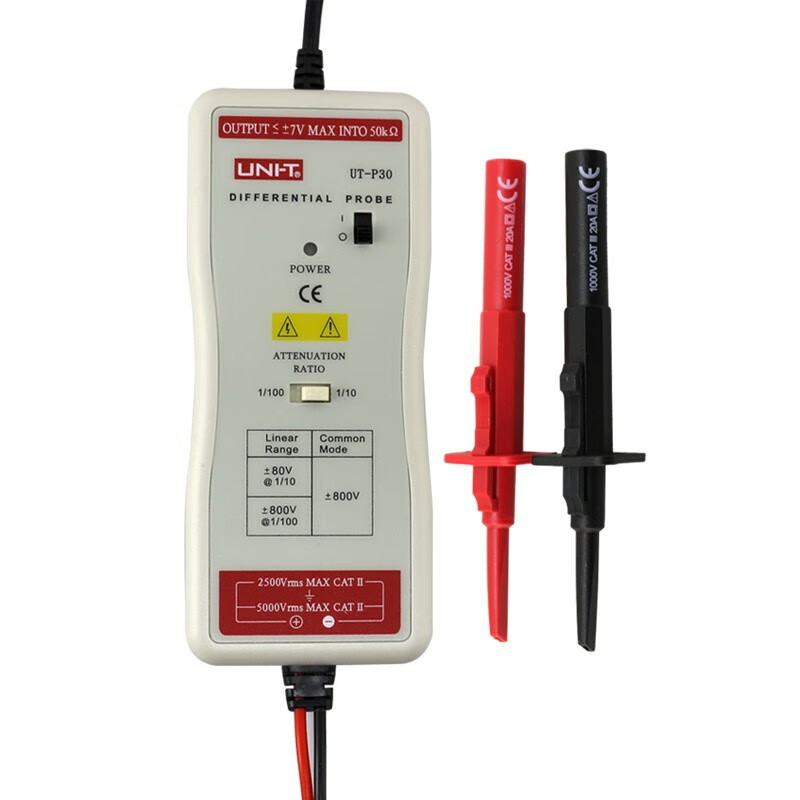 优利德示波器高压差分探头UT-P30/P3350/120M通用型探棒测仪表