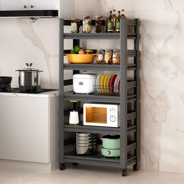 可移动厨房置物架多层落地微波炉烤箱锅具收纳架多功能储物架货架,厨房/烹饪用具,微波炉置物架,淘宝优惠券,粉丝福利购,淘宝优惠卷