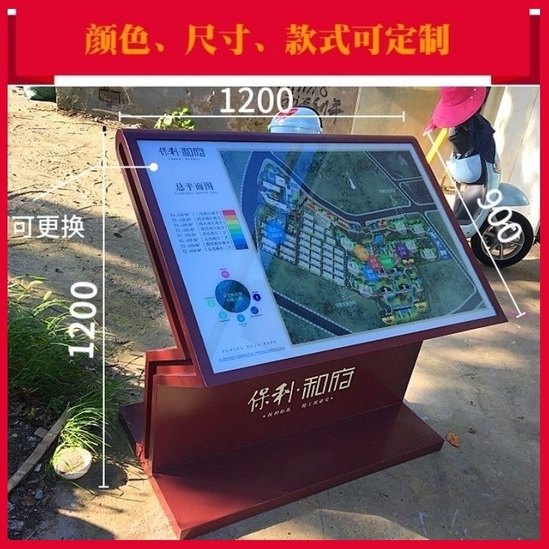 户外导览导向台楼层索引牌商场导览D台平面总图广告牌导视牌指示