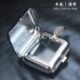 高档便携式 烟灰缸携带口袋烟缸随身车载烟灰盒金属迷你小烟缸 日式