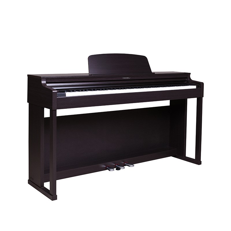 美得理(MEDELI)电钢琴88键重锤UPG205黑色数码电子钢琴专业考级