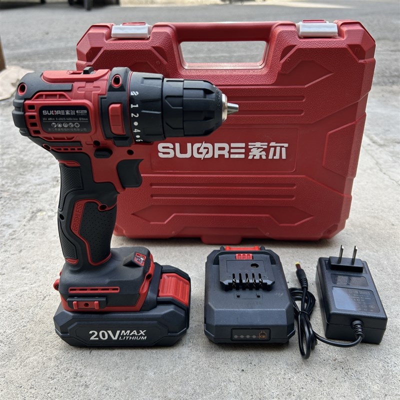 奇磨索尔充电电钻无刷电钻t充电式无线大功率工业级家用小型SR166