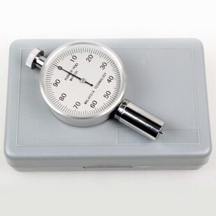 00型邵氏橡胶硬度计超软发泡硅胶辊口香糖测试架ASTM2240