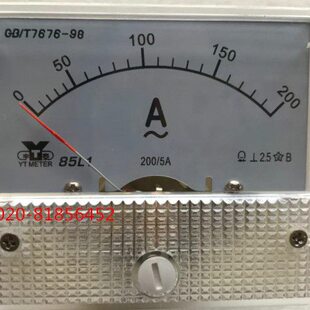 中达仪表厂 电流表85L1-200/5A 85L1-250/5A 200A 250A 85L1-A