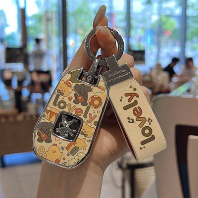 东风标致4008钥匙套2008标志新5008车308包408男508L扣3008卡通壳