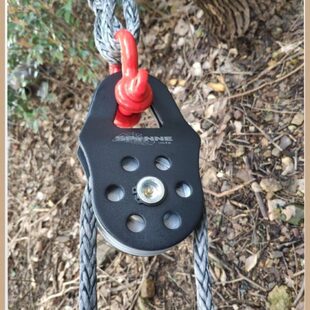 毒蜘蛛越野绞盘动滑轮夹板滑轮越野车改装救援拖车绳绞盘绳拖车钩