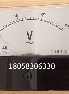 锦赛电气 电流电压表指针式电表44L1 0-450V250V220V380V伏电流表