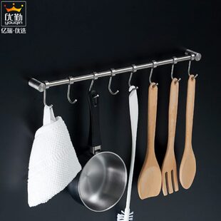 浴室毛巾挂钩免打孔置物架厨房收纳挂钩强力粘胶墙壁挂衣架抹布架