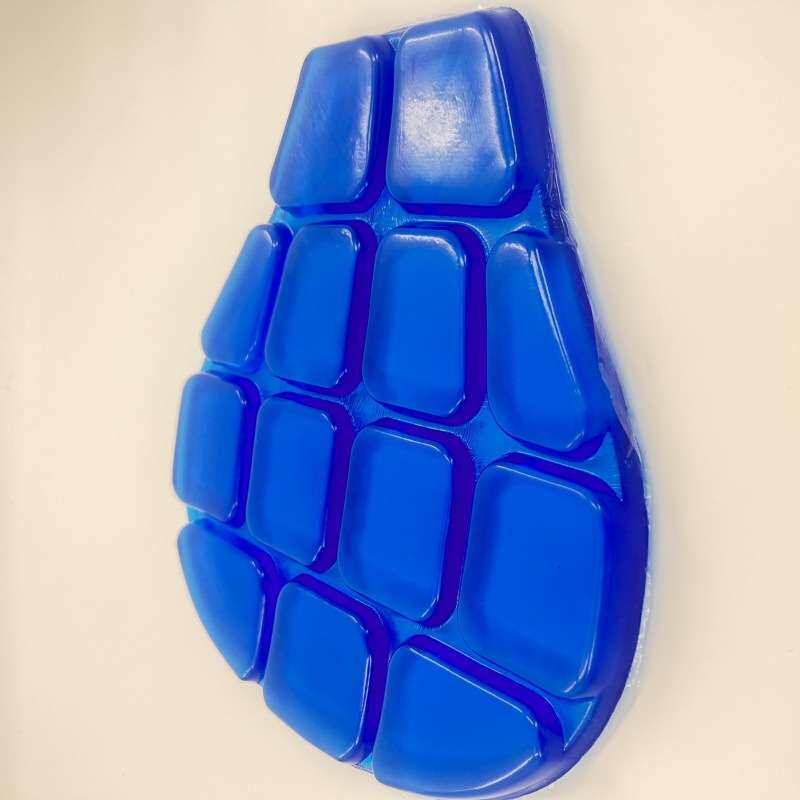 蓝色款超厚凝胶片 柔软凝胶 摩托垫自行车垫horse saddle pad