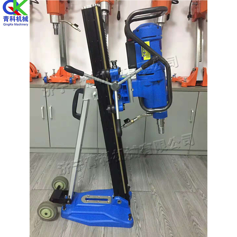 建筑工程金刚石水钻机 电动砖石混凝土取芯机 安全防护栏杆钻孔机
