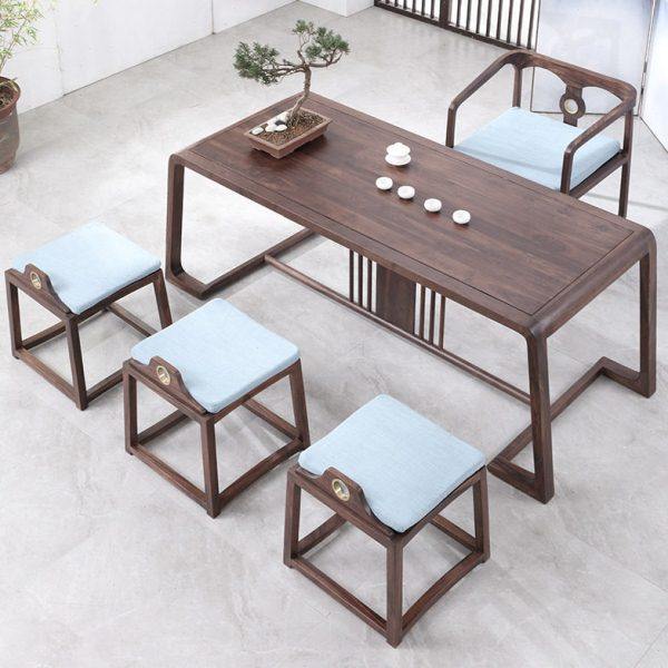 现新中式茶桌椅组合实木禅意家具轻奢功夫泡茶台公室洽谈茶几,商业/办公家具,茶台/茶桌,淘宝优惠券,粉丝福利购,淘宝优惠卷