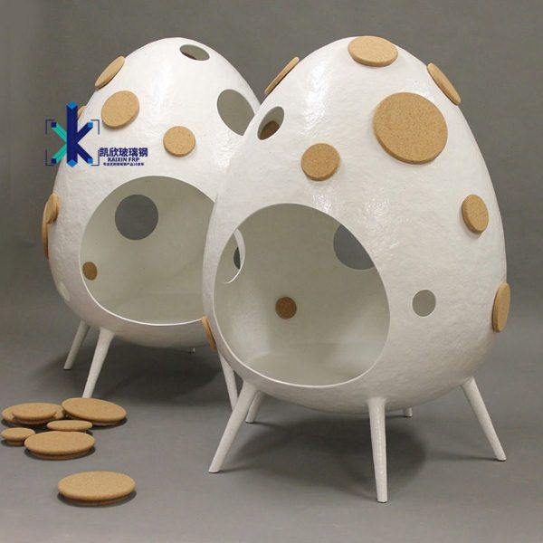 玻璃钢坐凳户外创意鸡蛋屋儿童游乐园摆件商场售楼处装饰美陈雕塑,商业/办公家具,等候椅系列,淘宝优惠券,粉丝福利购,淘宝优惠卷