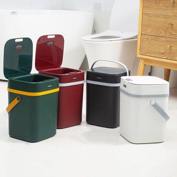智能垃圾桶带盖家用厨房客厅卫生间公室电动踢碰自动感应垃圾桶,家庭/个人清洁工具,感应垃圾桶,淘宝优惠券,粉丝福利购,淘宝优惠卷