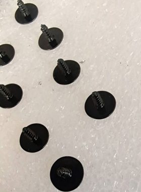 带垫十字圆头自攻盘头螺丝PWA尖尾M2*6*8 黑色（其它颜色可定做）